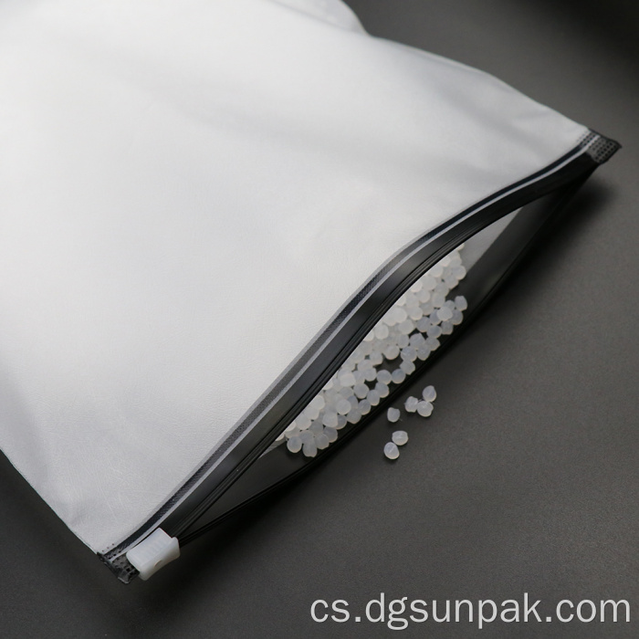 recyklované sáčky matné oblečení přepravní posuvné zipy sáčky